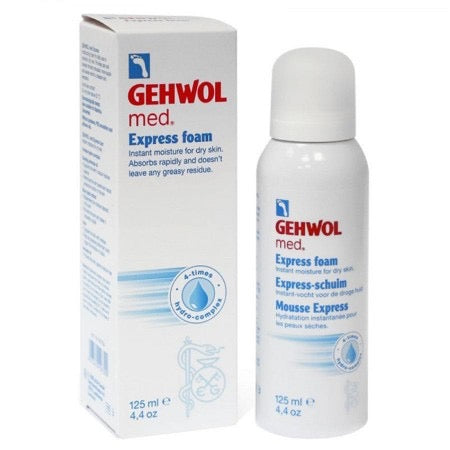 Eske og flaske med skum fotkrem. foto