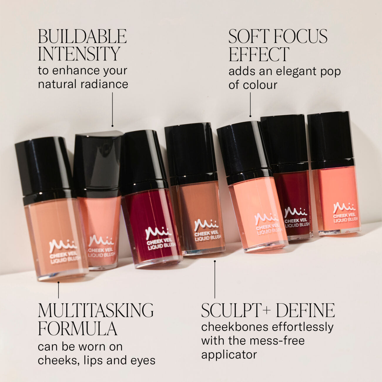 Mii Cheek Veil Liquid Blush - Splendour 02 Nude Rose