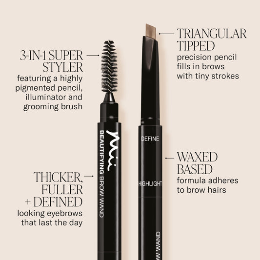 Mii Beautifying Brow Wand - Truly Darker 03 (Ash Brown)