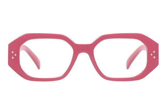DOMENICA SOLID   PINK READING GLASSES