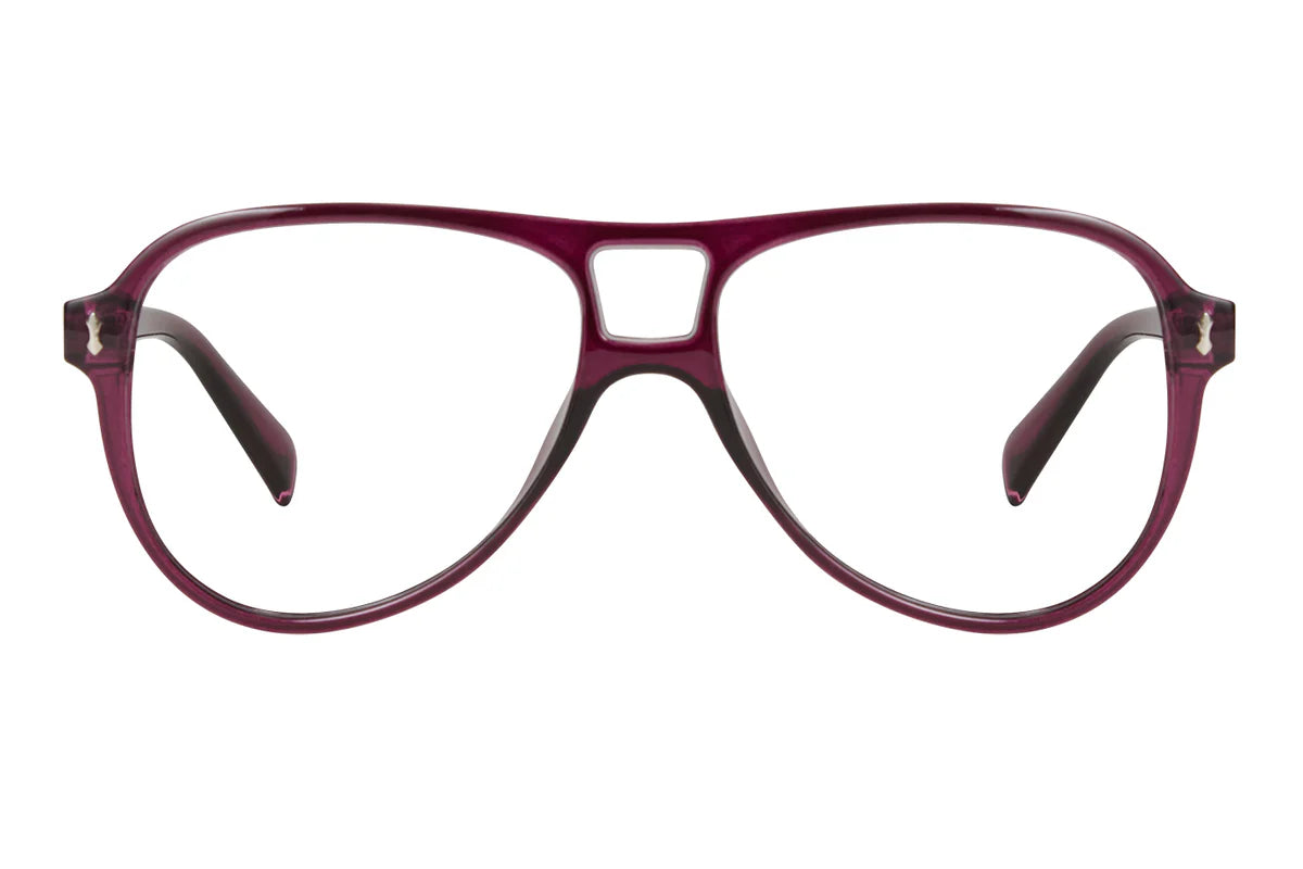 SERGIE TRANSP BORDEAUX READING GLASSES