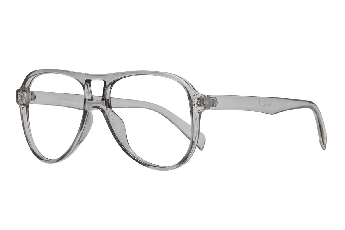JONATHAN TRANSP GREY READING GLASSES