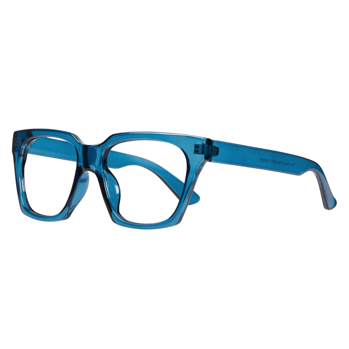 INEZ TRANSP BLUE READING GLASSES
